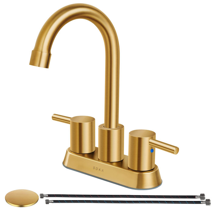 SOKA Centerset Singlehandle Bathroom Faucet with Drain Assembly & Reviews Wayfair
